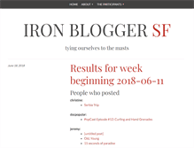 Tablet Screenshot of iron-blogger-sf.com